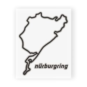 Adesivi Stickers Circuito Nurburgring 10 x 12 cm