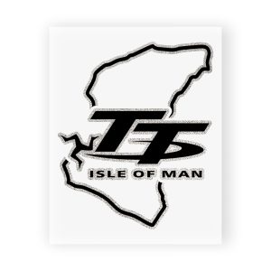 Adesivi Stickers Circuito Tourist Trophy 10 x 12 cm