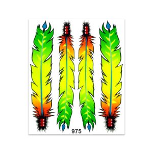 Adesivi Stickers Giganti Piume 24 x 20 cm