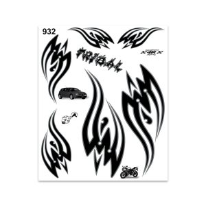 Adesivi Stickers Giganti Tribale 24 x 20 cm