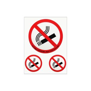 Sticker No Smoking