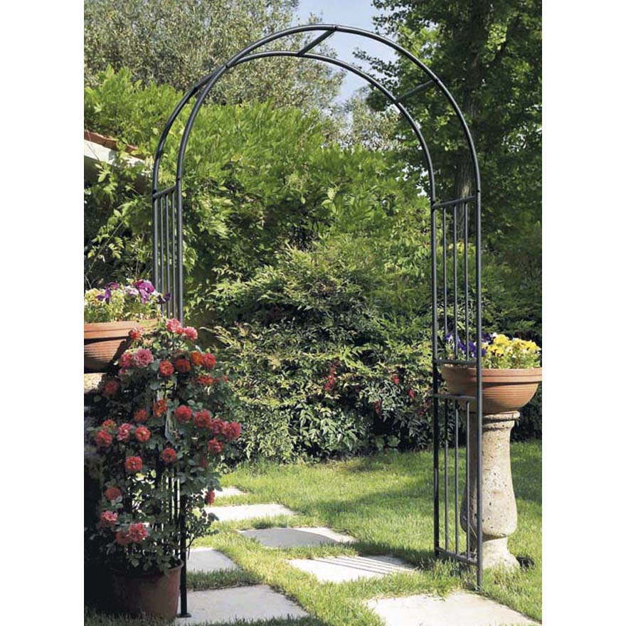 Verdemax-arco in ferro da giardino Prestige verde