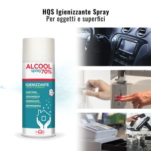 HQS Spray Igienizzante per Superfici e Oggetti, 400 ml