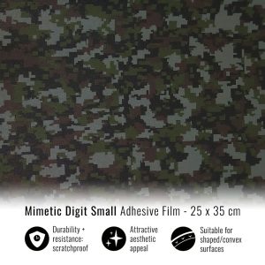Pellicola Adesiva per Wrapping Mimetic Digit Small