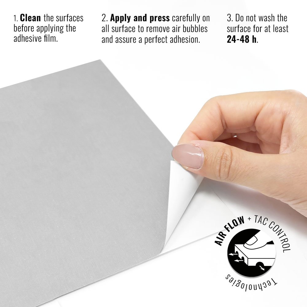 Pellicola Adesiva per Wrapping Alu Light Brushed - immagine 3