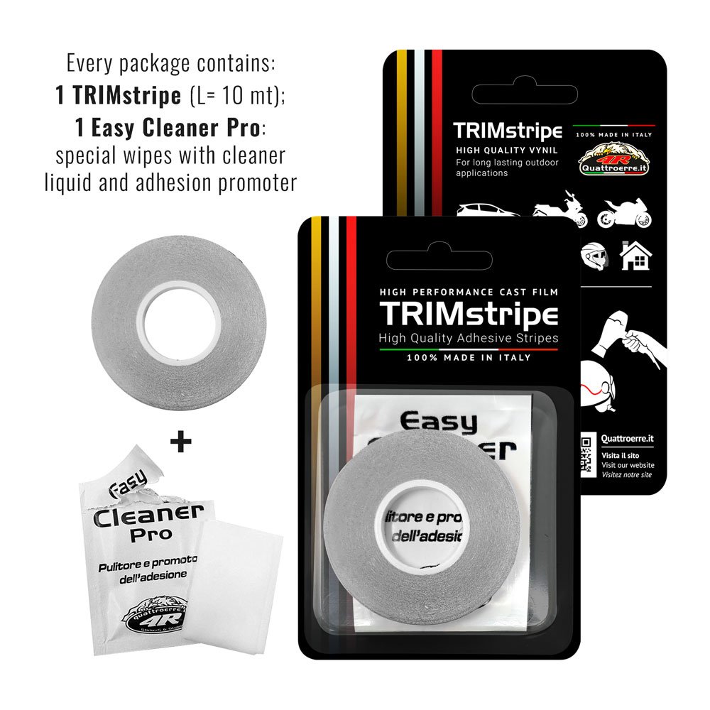 Trim Stripe Strisce Adesive per Auto, Rosso - immagine 4